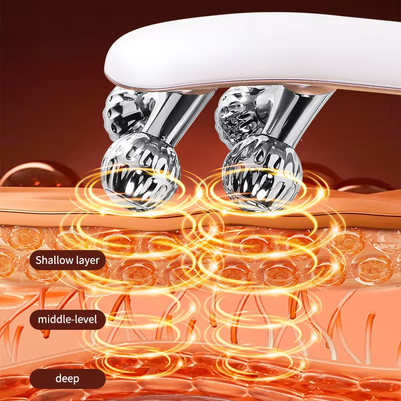 3D Roller Facial Massager – Lymphatic Drainage Tool for Face, Neck, Arm & Leg