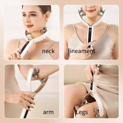 3D Roller Facial Massager – Lymphatic Drainage Tool for Face, Neck, Arm & Leg