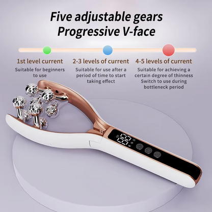 3D Roller Facial Massager – Lymphatic Drainage Tool for Face, Neck, Arm & Leg