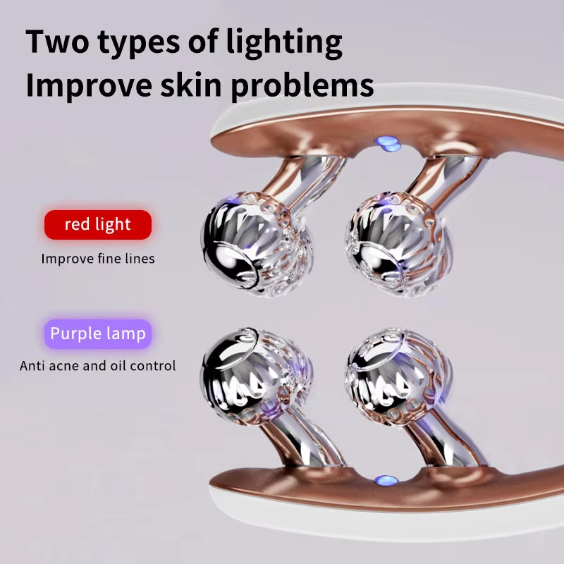 3D Roller Facial Massager – Lymphatic Drainage Tool for Face, Neck, Arm & Leg