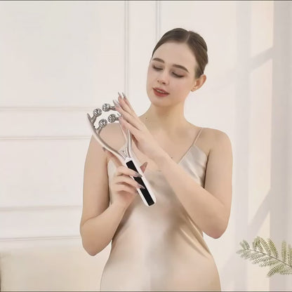 3D Roller Facial Massager – Lymphatic Drainage Tool for Face, Neck, Arm & Leg